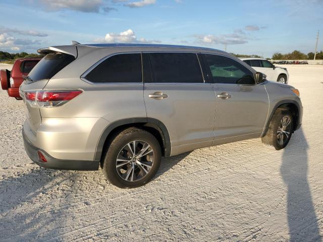 5TDKKRFH1GS144037 - 2016 TOYOTA HIGHLANDER XLE BEIGE photo 3