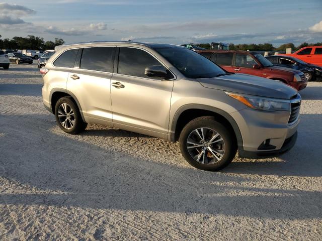 5TDKKRFH1GS144037 - 2016 TOYOTA HIGHLANDER XLE BEIGE photo 4