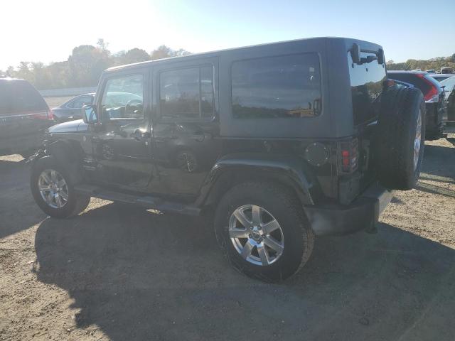 1C4HJWEG5CL202201 - 2012 JEEP WRANGLER UNLIMITED SAHARA შავი ფოტო 2