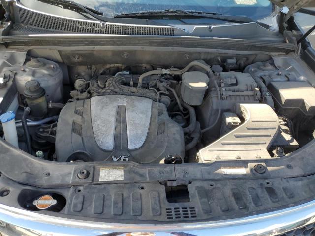 5XYKU4A20DG324442 - 2013 KIA SORENTO EX GRAY photo 12