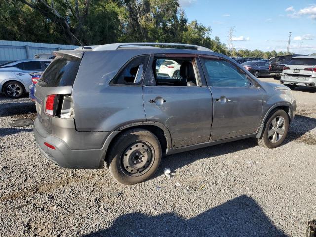 5XYKU4A20DG324442 - 2013 KIA SORENTO EX GRAY photo 3