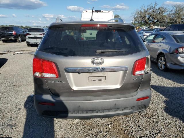5XYKU4A20DG324442 - 2013 KIA SORENTO EX GRAY photo 6