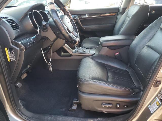 5XYKU4A20DG324442 - 2013 KIA SORENTO EX GRAY photo 7