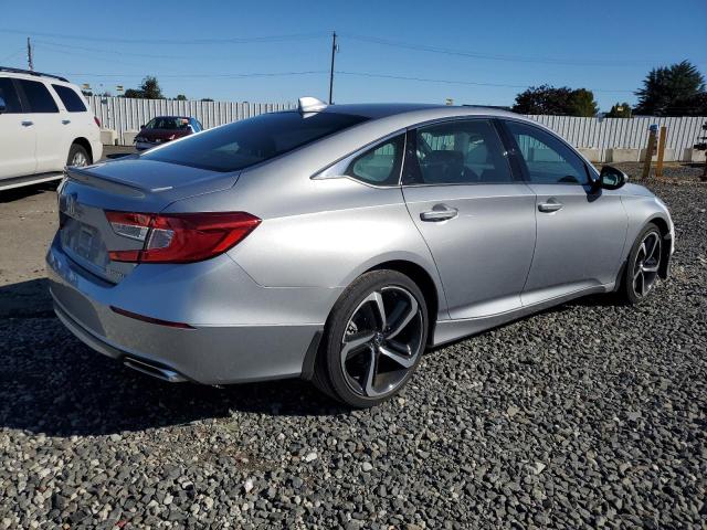 1HGCV1F31KA086181 - 2019 HONDA ACCORD SPORT ვერცხლისფერი ფოტო 3
