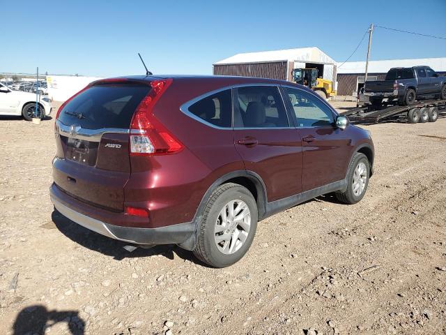 2HKRM4H59FH639380 - 2015 HONDA CR-V EX MAROON photo 3
