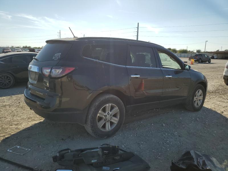 1GNKRGKD7EJ201152 - 2014 CHEVROLET TRAVERSE LT შავი ფოტო 3