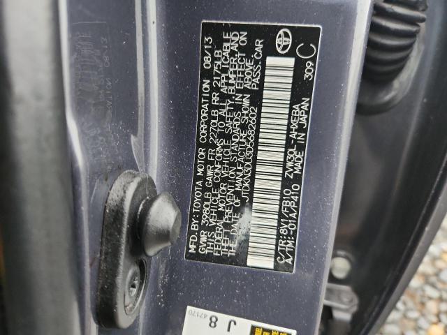 JTDKN3DU3D5682602 - 2013 TOYOTA PRIUS CHARCOAL photo 13