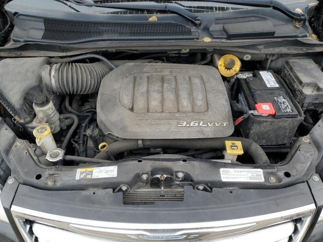 2C4RC1CG4GR119103 - 2016 CHRYSLER TOWN & COU TOURING L BLACK photo 12