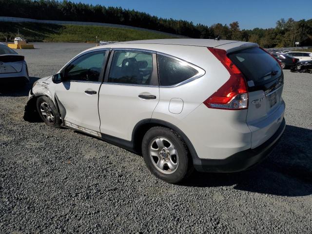 5J6RM3H35DL015975 - 2013 HONDA CR-V LX WHITE photo 2