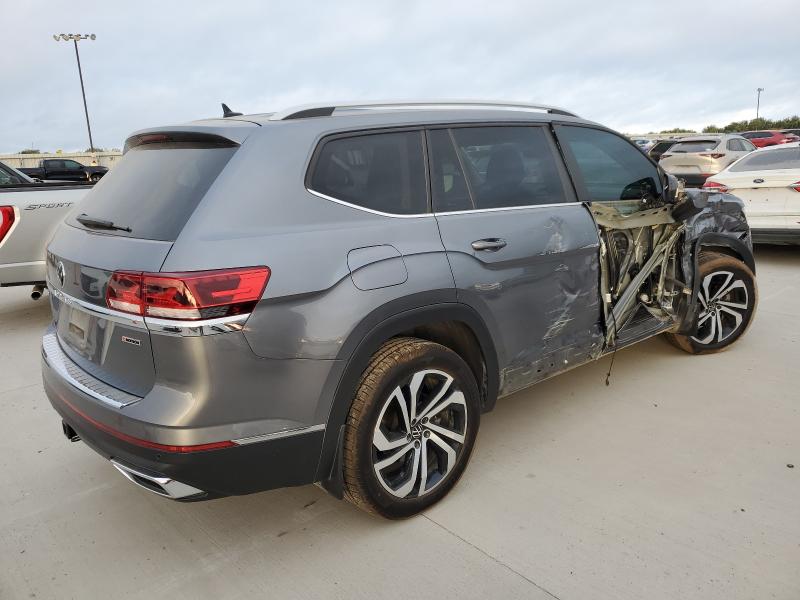 1V2BR2CA2NC524480 - 2022 VOLKSWAGEN ATLAS SEL Сірий фото 3