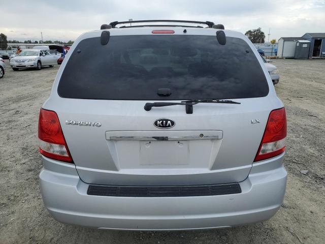KNDJD733065636744 - 2006 KIA SORENTO EX SILVER photo 6