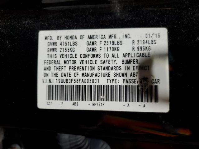 19UUB3F56FA005031 - 2015 ACURA TLX TECH BLACK photo 12