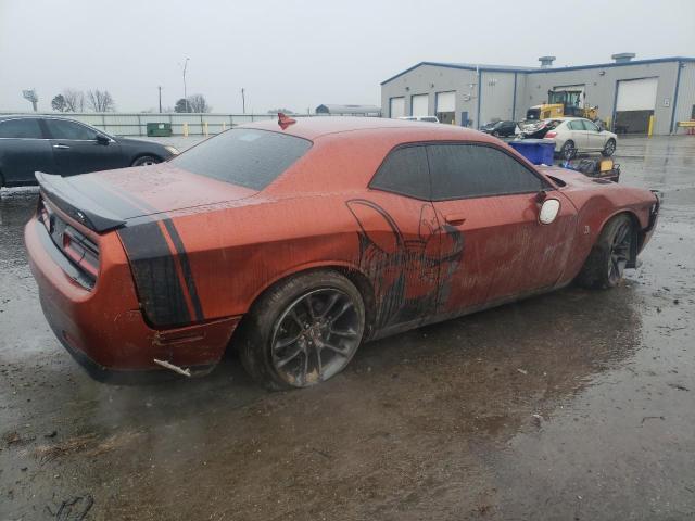 2C3CDZFJXLH243454 - 2020 DODGE CHALLENGER R/T SCAT PACK ORANGE photo 3