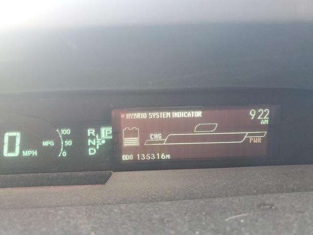 JTDKN3DU8B0284859 - 2011 TOYOTA PRIUS 银色 照片 9