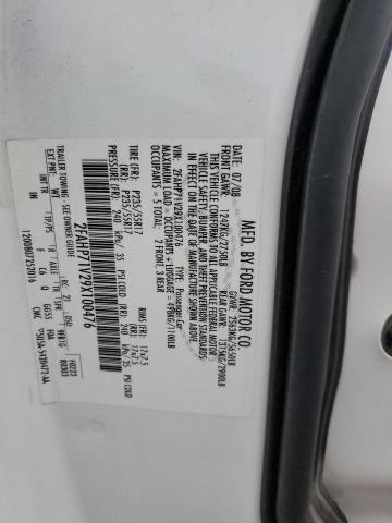 2FAHP71V29X100476 - 2009 FORD CROWN VICT POLICE INTERCEPTOR WHITE photo 12