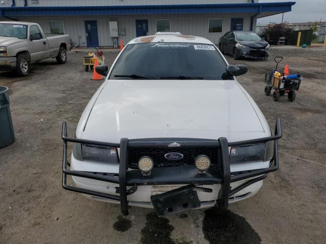 2FAHP71V29X100476 - 2009 FORD CROWN VICT POLICE INTERCEPTOR WHITE photo 5
