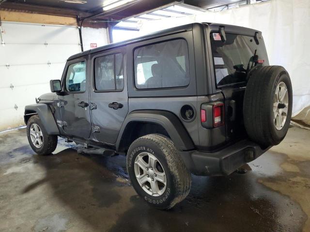 1C4HJXDN1LW166771 - 2020 JEEP WRANGLER U SPORT فحمي صورة 2