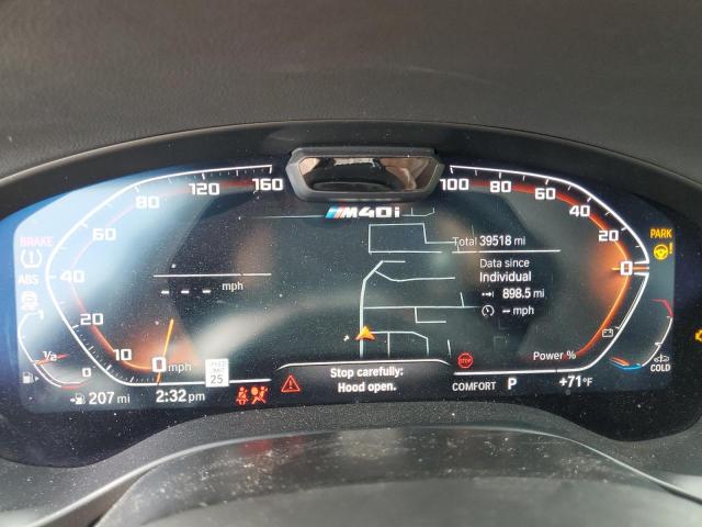 5UX83DP02N9K07837 - 2022 BMW X3 M40I GRAY photo 9