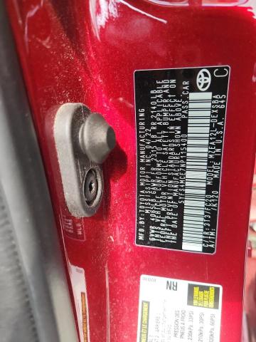 5YFS4MCE7NP115400 - 2022 TOYOTA COROLLA SE Rojo foto 13