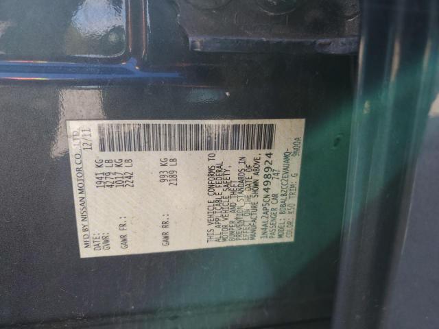 1N4AL2AP5CN498924 - 2012 NISSAN ALTIMA BASE Grau Foto 13