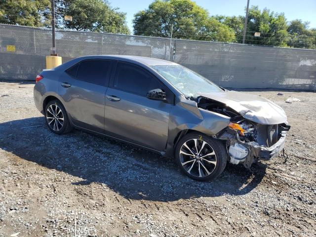 2T1BURHE6HC927071 - 2017 TOYOTA COROLLA L GRAY photo 4
