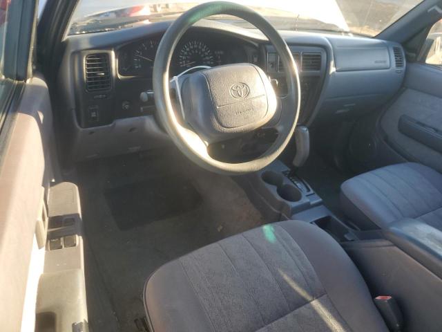 4TASM92N3YZ650373 - 2000 TOYOTA TACOMA XTRACAB PRERUNNER ვერცხლისფერი ფოტო 8
