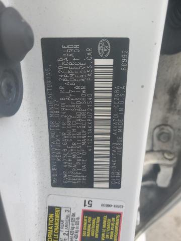 4T1C11AKXPU721540 - 2023 TOYOTA CAMRY LE WHITE photo 12