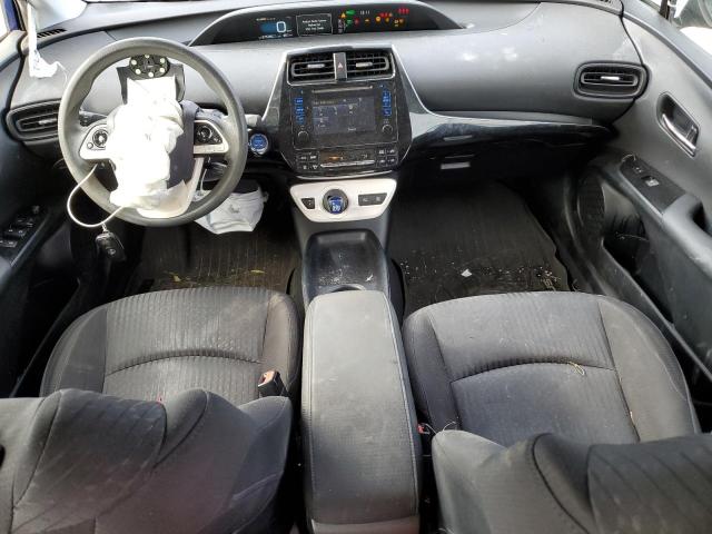 JTDKBRFUXH3056314 - 2017 TOYOTA PRIUS BLUE photo 8