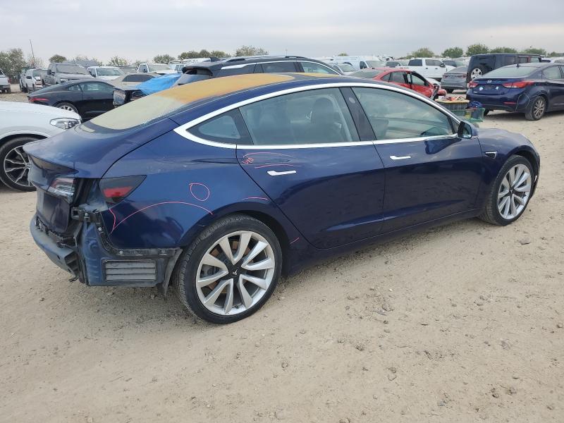 5YJ3E1EA9JF059881 - 2018 TESLA MODEL 3 ლურჯი ფოტო 3