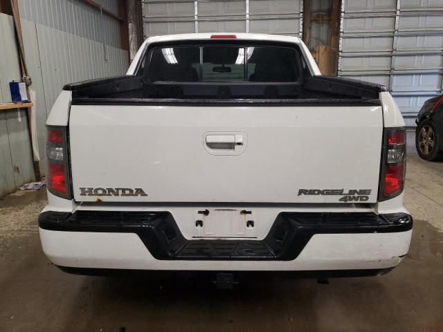 5FPYK1F54DB018750 - 2013 HONDA RIDGELINE RTL Biały zdjęcie 6
