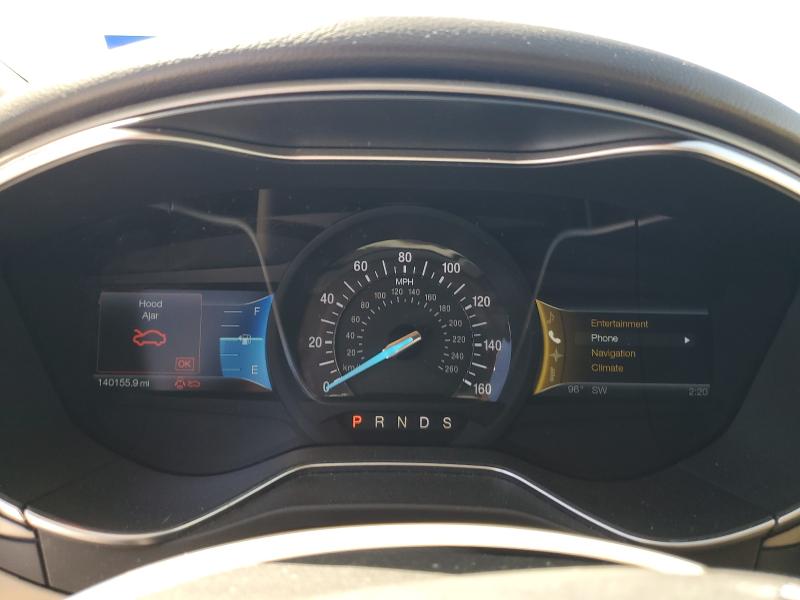 3FA6P0HR5DR342824 - 2013 FORD FUSION SE SILVER photo 9