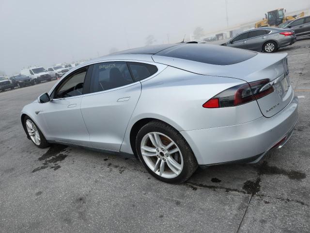 5YJSA1CN0DFP22661 - 2013 TESLA MODEL S Plata foto 2