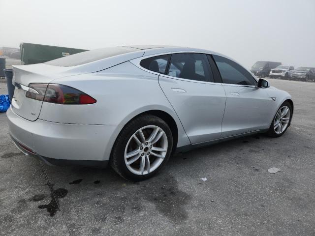 5YJSA1CN0DFP22661 - 2013 TESLA MODEL S Plata foto 3