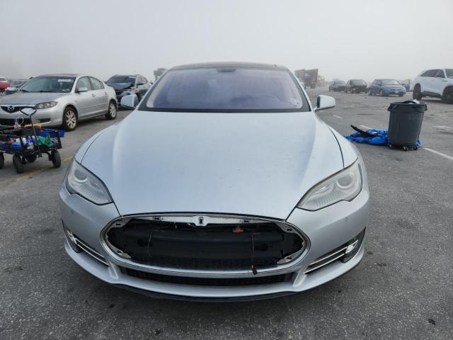 5YJSA1CN0DFP22661 - 2013 TESLA MODEL S Plata foto 5