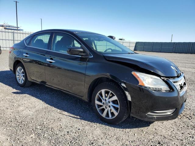 3N1AB7AP0FL651534 - 2015 NISSAN SENTRA S BLACK photo 4