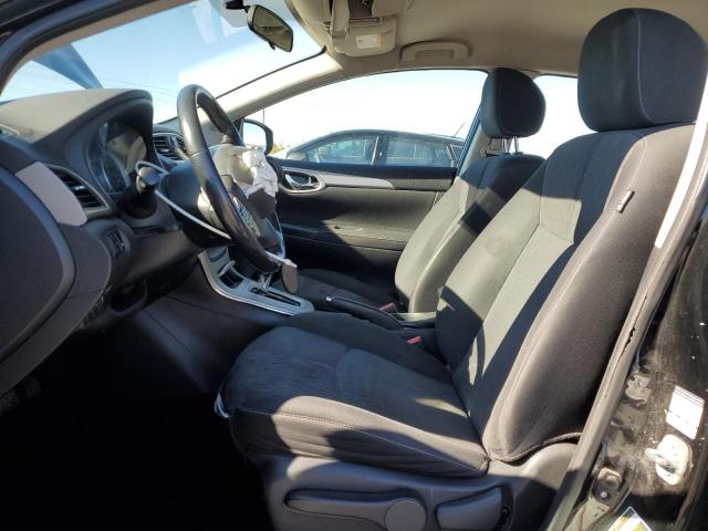 3N1AB7AP0FL651534 - 2015 NISSAN SENTRA S BLACK photo 7
