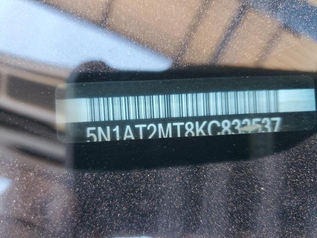 5N1AT2MT8KC833537 - 2019 NISSAN ROGUE S Gümüş foto 13