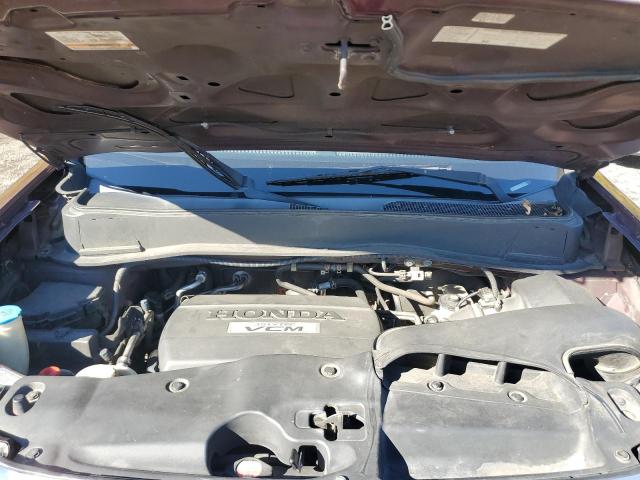 5FNYF48489B032886 - 2009 HONDA PILOT EX ბურგუნდია ფოტო 12