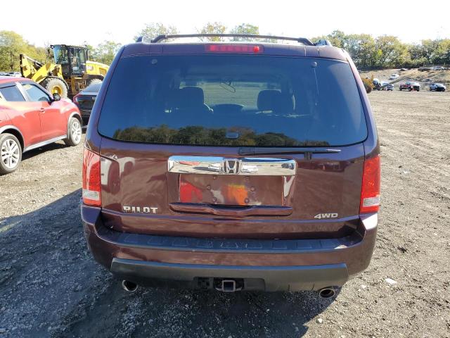 5FNYF48489B032886 - 2009 HONDA PILOT EX ბურგუნდია ფოტო 6