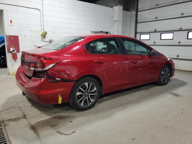 19XFB2F85DE010792 - 2013 HONDA CIVIC EX Червоний фото 3