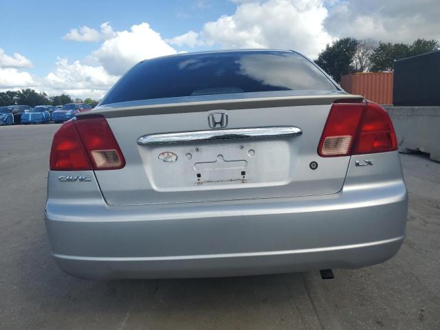 1HGES26791L072655 - 2001 HONDA CIVIC EX SILVER photo 6