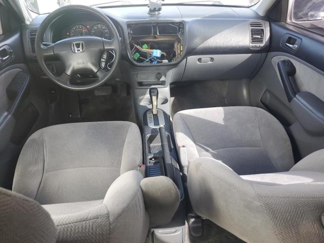 1HGES26791L072655 - 2001 HONDA CIVIC EX SILVER photo 8