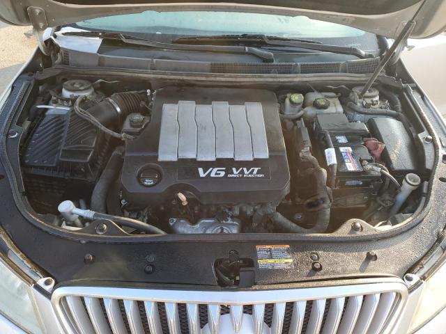 1G4GE5EV1AF128484 - 2010 BUICK LACROSSE CXS SILVER photo 11