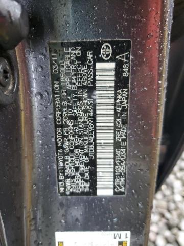 JTDBU4EE9B9144931 - 2011 TOYOTA COROLLA BASE Grau Foto 12