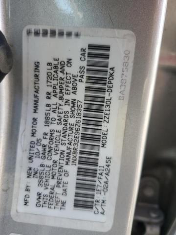 1NXBR32E96Z618357 - 2006 TOYOTA COROLLA CE Silber Foto 12