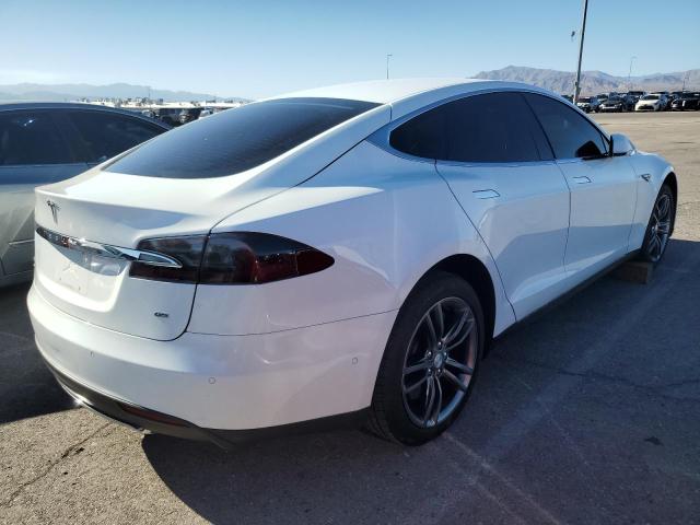 5YJSA1H18EFP65443 - 2014 TESLA MODEL S თეთრი ფოტო 3