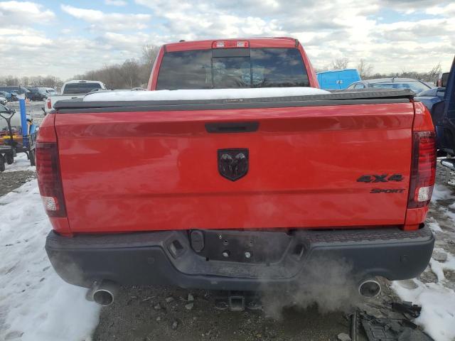 1C6RR7GT2KS664496 - 2019 RAM 1500 CLASS SLT წითელი ფოტო 6