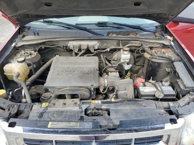 1FMCU93G59KC49325 - 2009 FORD ESCAPE XLT BURGUNDY photo 11