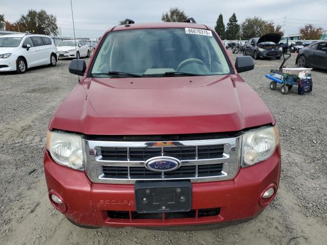 1FMCU93G59KC49325 - 2009 FORD ESCAPE XLT BURGUNDY photo 5