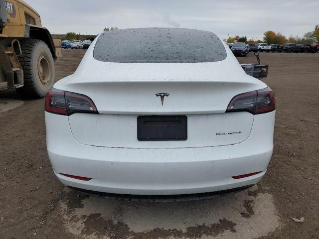 5YJ3E1EB8KF482042 - 2019 TESLA MODEL 3 Білий фото 6